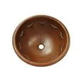 thumbnail image 1 of Copper Design CRS-ST-17-RP-MA Copper Round Bath Sink, Matte - Stars Design, 1 of 5
