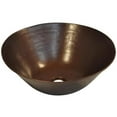 thumbnail image 1 of Copper Design CRVSW-17-BR Copper Round Vessel Sink, Bright - Wiring Design - 6 x 17 x 17 in., 1 of 6