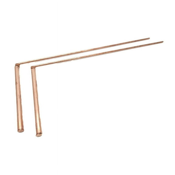 Copper Dive Rods - 2 Pieces Diving Rods with Bags - Detecting Gold, Water,  and More.