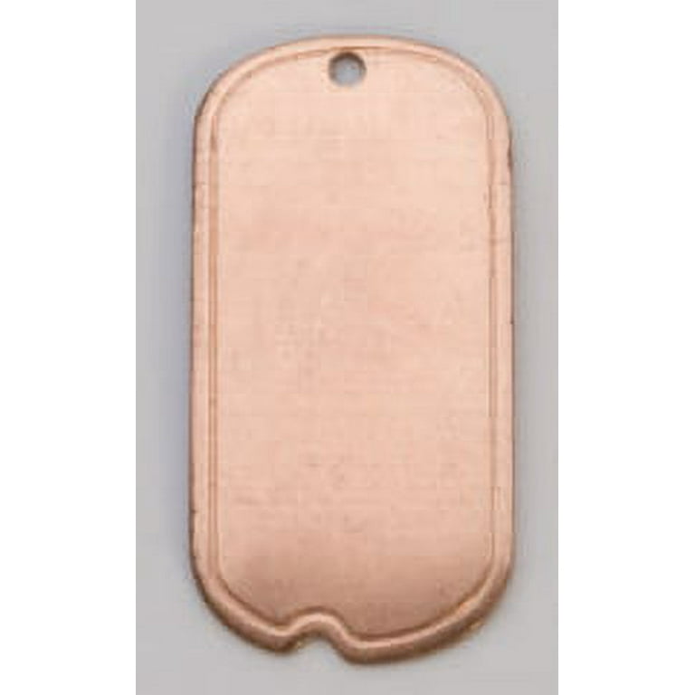 Copper dog tags discount