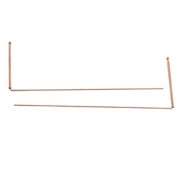 Copper Dowsing Rod Pure Copper 2PCS Divining Rods - for Divining Water, Treasure(B)