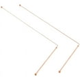 thumbnail image 1 of Copper Dowsing Rods - 99.9% Pure Copper 2PCS Divining Rods Energy Water Witching Detector, 1 of 8