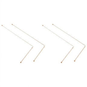 Copper Dowsing Rods - 99.9% Pure Copper 4PCS Divining Rods Energy Water Witching Detector
