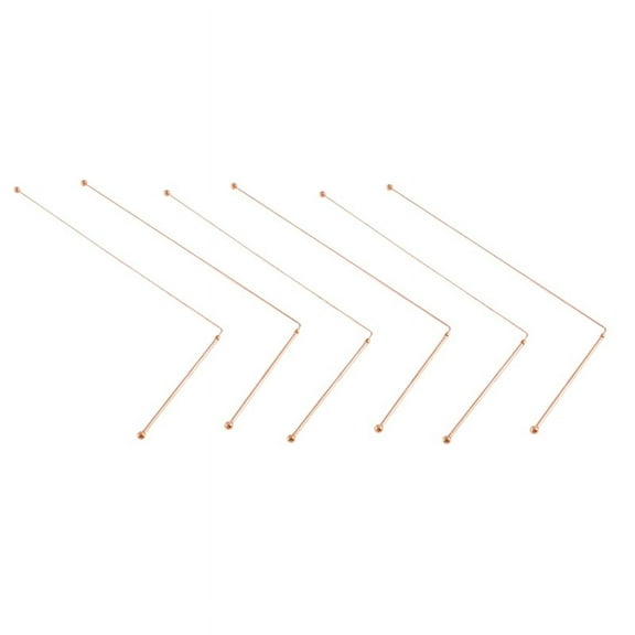 Copper Dowsing Rods - 99.9% Pure Copper 6PCS Divining Rods Energy Water Witching Detector