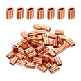 thumbnail image 1 of Copper Duplex Oval Crimping Sleeve Cable Ferrule Crimping Loop Sleeve for Wire Rope Cable M2x1/16", 1 of 7