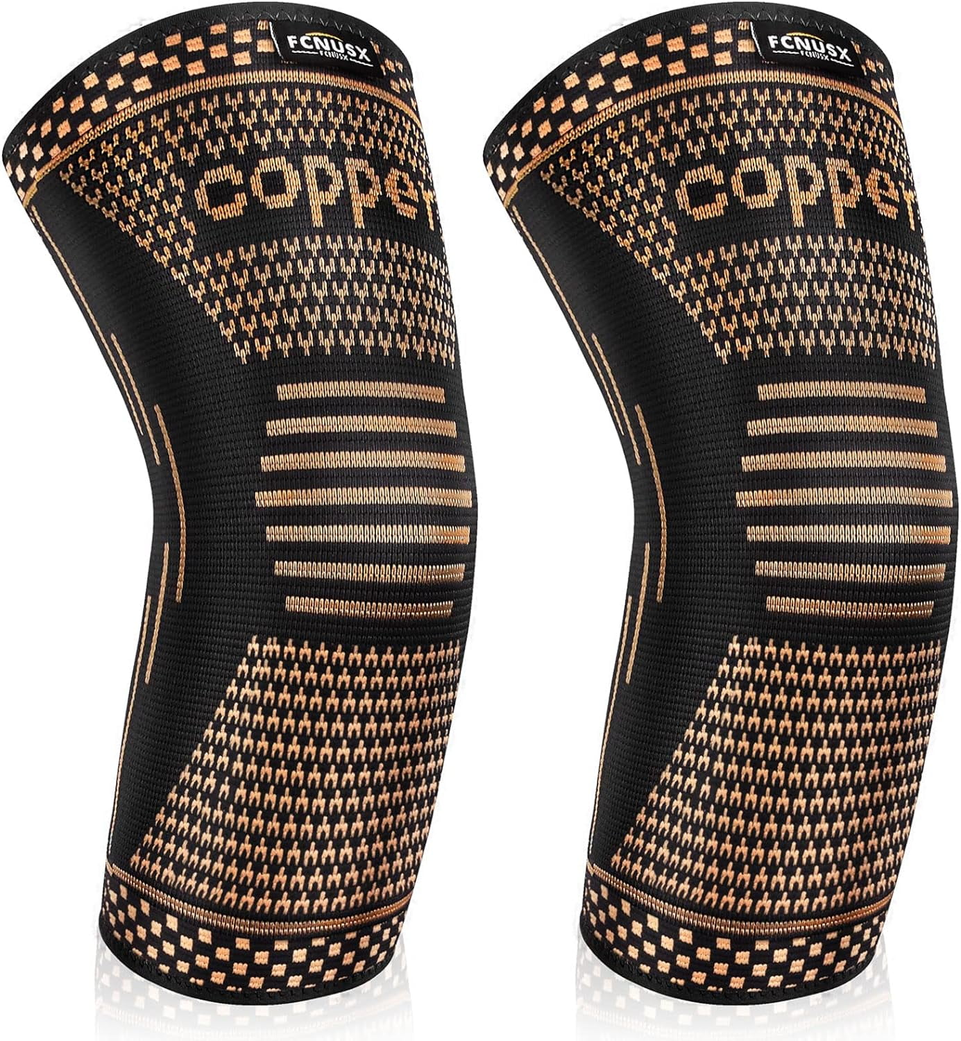 Copper Elbow Brace Compression Sleeve for Pain Relief Men & Women, Arm