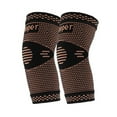 thumbnail image 1 of Copper Elbow Braces, Compression Support for Men & Women (Pair) - Ideal for Tennis, Golf, Weightlifting M, 1 of 9