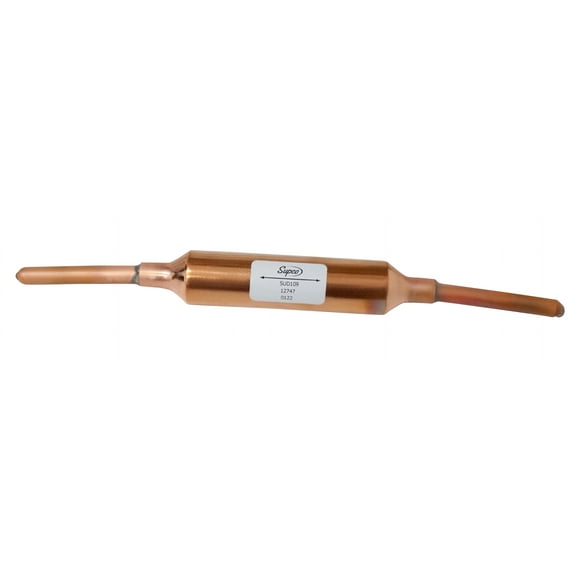Copper Extended Drier SUD109 1/4" Inlet O.D. 1/4" Outlet O.D. " Non-Directional
