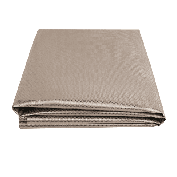 Copper Fabric Nickel Faraday Fabric 43" x 39" EMF RFID RF EMI Radiation Shielding Signal Block Protector, Silver