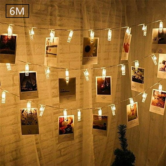 Copper Fairy String Lights Reusable 6 Meters/Light Chains 8 Modes LED, USB Powered with Remote Control for Christmas Tree Wedding Party Home Decoration