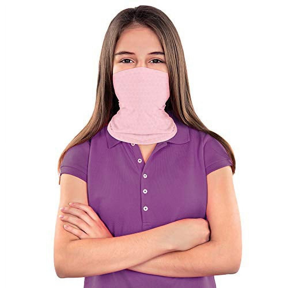 Copper Fit Baby Girls' Big Guardwell Face Cover and Neck Gaiter, 1 Ea