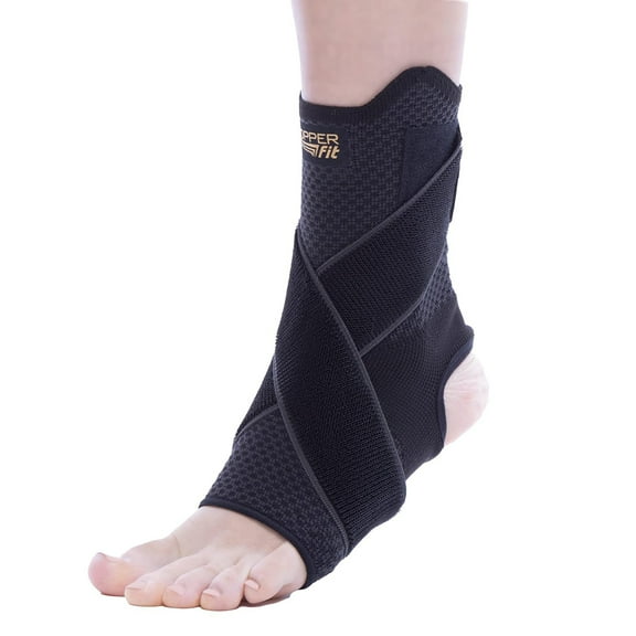 Copper Fit CF05152 Ankle Sleeve Compression Support Brace Size Large-XL