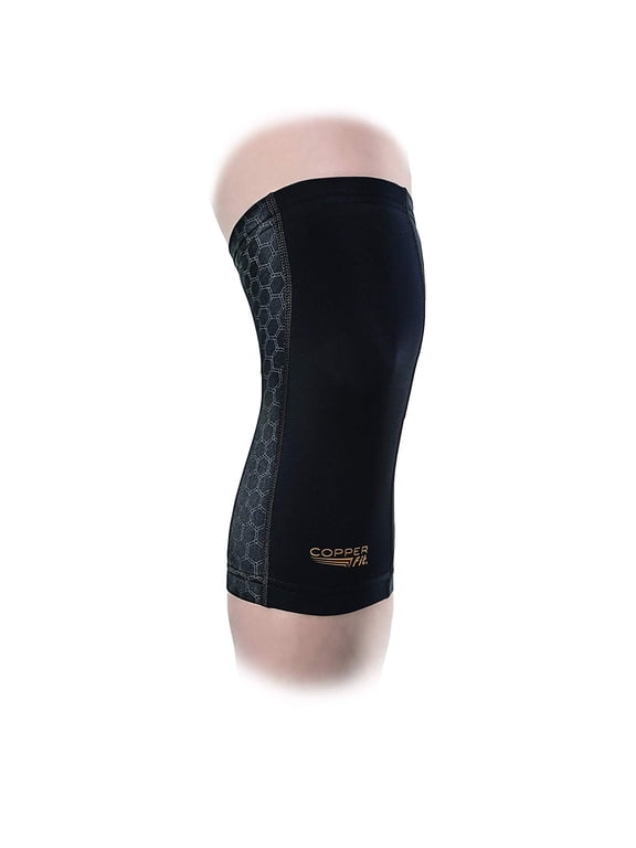 Copper-infused Freedom Knee Compression Sleeve, 14"-16", Large