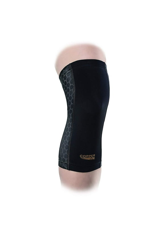 Copper-infused Freedom Knee Compression Sleeve, 14"-16", Large