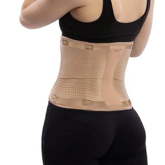 Copper Fit Core Shaper, Supports Back and Shapes Waist, Copper Infused, Beige, L/XL