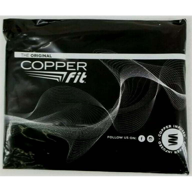 Copper Fit Elite Knee Compression Sleeve Knee Brace 2-Pack, Black  (Large/X-Large, 16''-20''),2.0 Count 