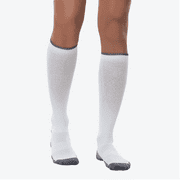 Copper Fit® Energy Compression Socks Easy-on/Easy-off Technology, White, L/XL