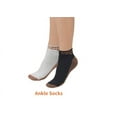 Copper Fit Gripper Socks, 2 pack, S/M