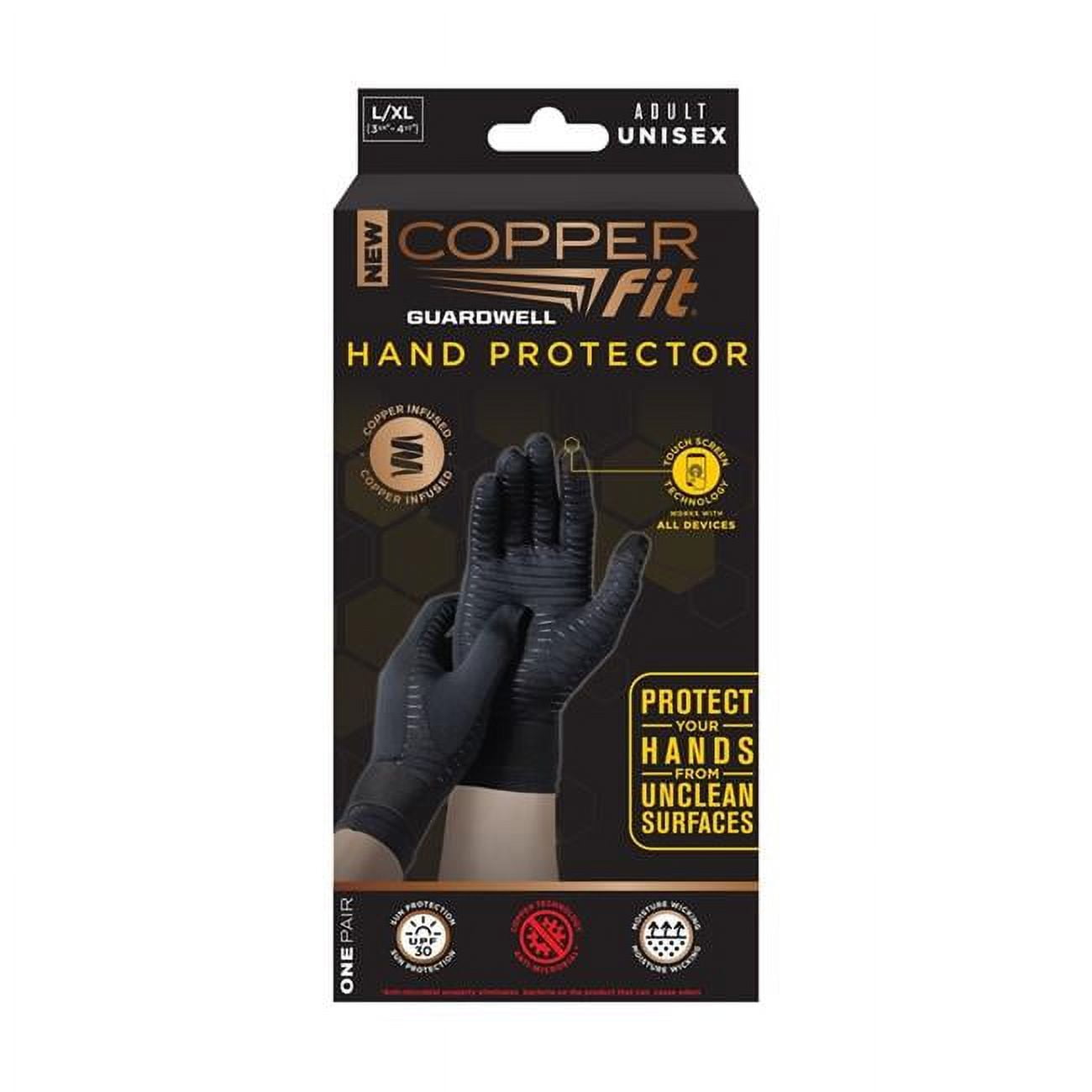 Copper Fit Guardwell Hand Protection Antimicrobial Gloves