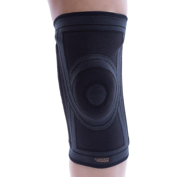 Copper Fit Health Knee Flexible Side Stabilizer Gel Patella Sleeve, Small/Medium