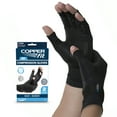 thumbnail interactive-video image 1 of Copper Fit ICE Compression Gloves | Menthol Infused | Swelling, Arthritis | 1 Pair, Large/XL, 1 of 6