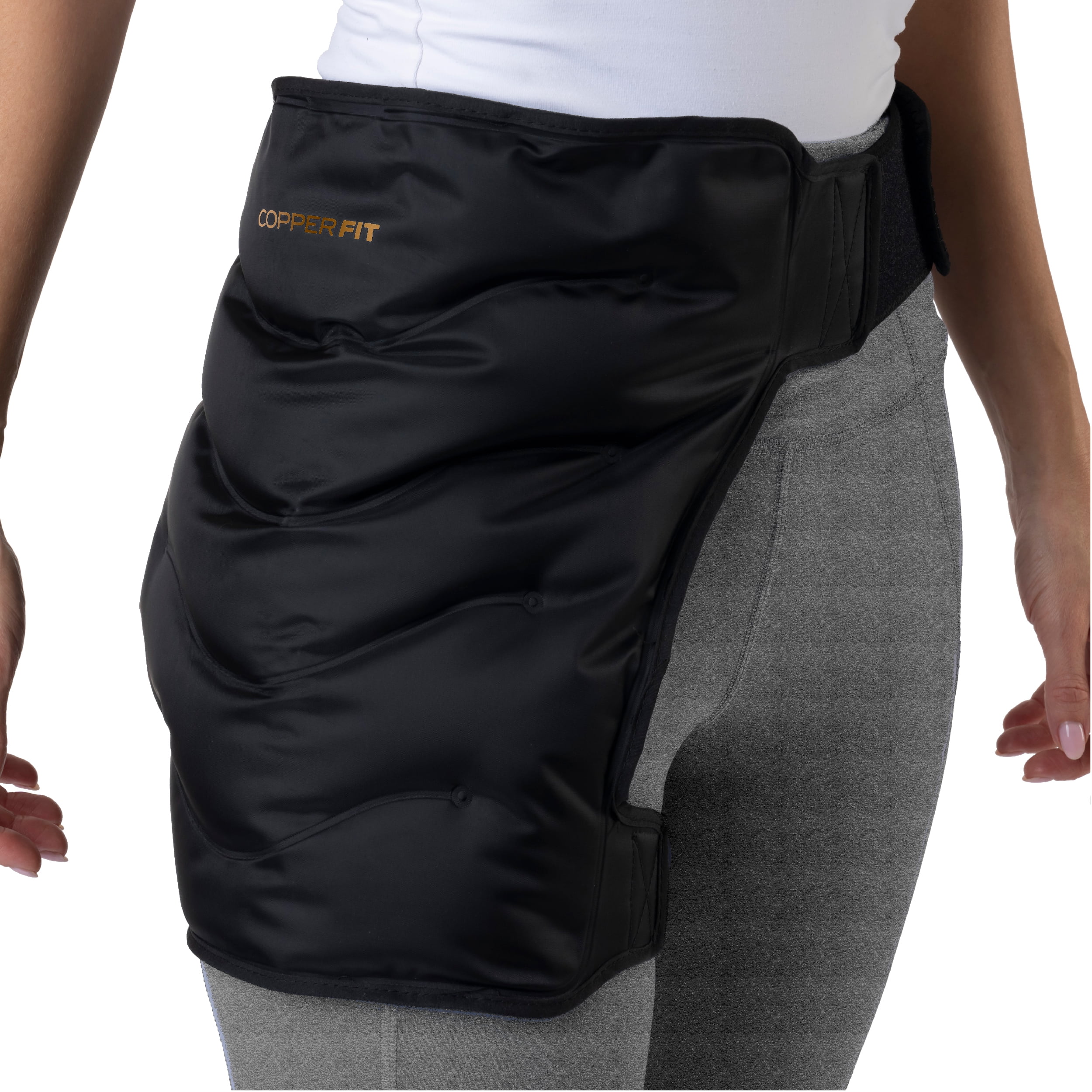 Copper Fit Rapid Relief Hip Wrap | Hot/Cold Therapy | Adjustable| Post Surgery | Arthritis