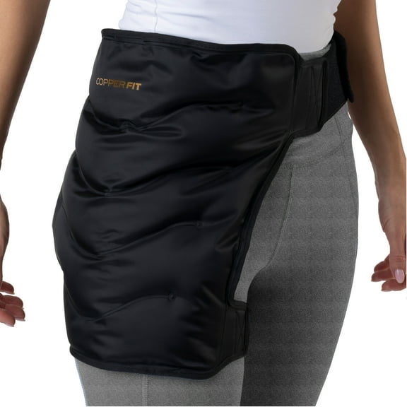 Copper Fit Rapid Relief Hip Wrap, Hot/Cold Therapy, Adjustable, Post Surgery, Arthritis