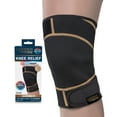 thumbnail interactive-video image 1 of Copper Fit® RAPID RELIEF Knee Wrap | Adjustable | Hot & Cold Therapy Gel Pack, 1 of 11