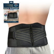 Copper Fit® RAPID RELIEF Back Support Brace | Hot/Cold Gel Pack | One Size Fits Most