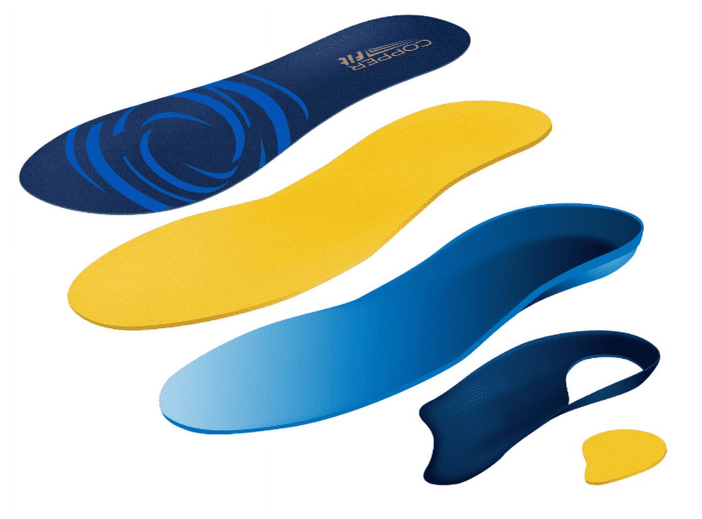 Copper Fit Work Gear Plantar Fascia Insole, All Day Support, One Size