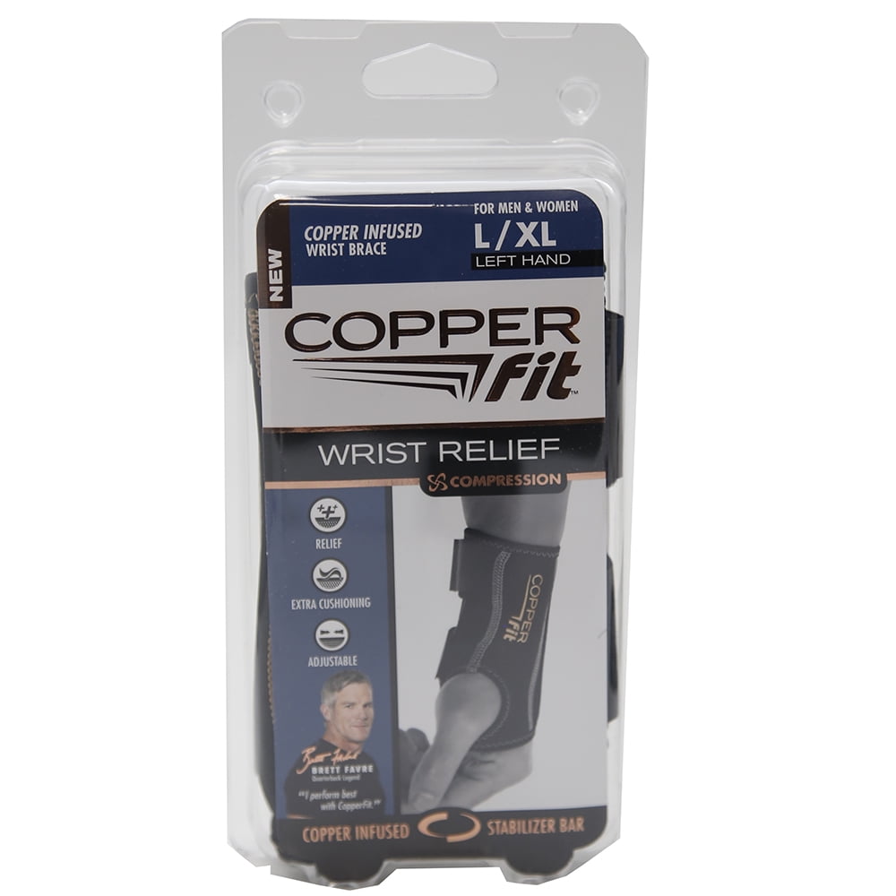 Copper Fit Wrist Relief Left Hand L/XL