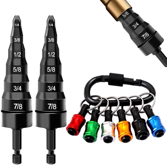 Copper Flaring Tool Kit, 5-in-1 Swaging Tool Set for HVAC Repair, Manual Tube Expanding Tool for Air Conditioner Maintenance