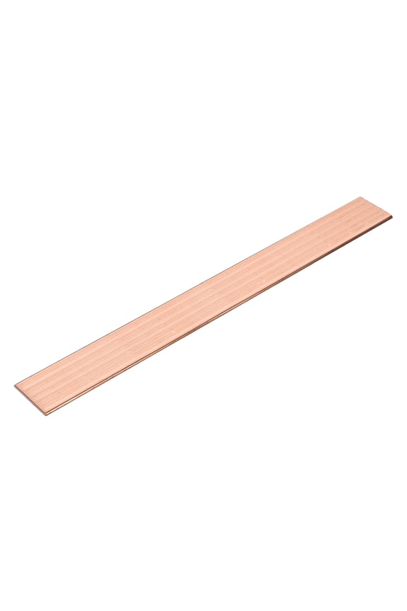 Copper Flat Bar, 0.04" x 1.6" x 13'' C110 Solid Copper Bus Bar Stock Plate