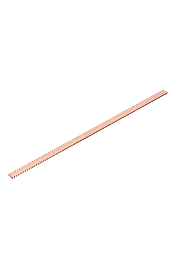 Copper Flat Bar, 0.08" x 0.5" x 13'' C110 Solid Copper Bus Bar Stock Plate