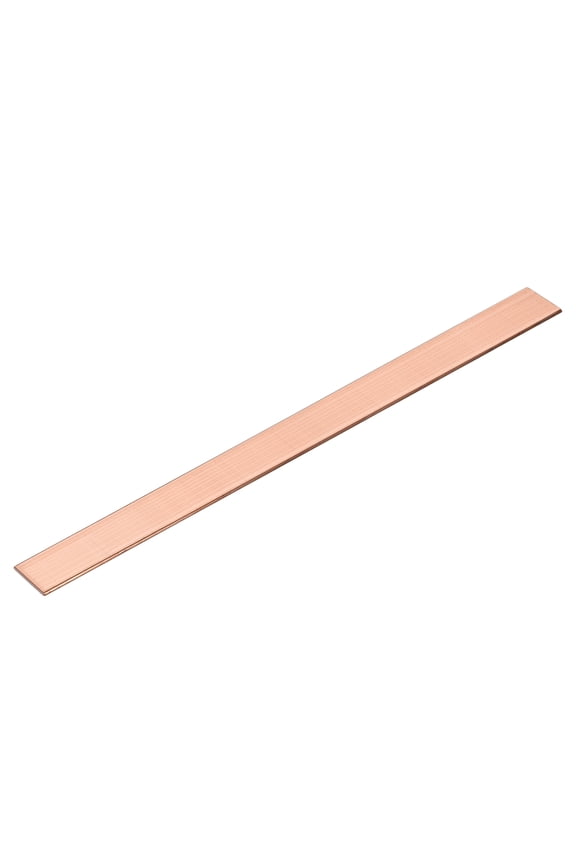 Copper Flat Bar, 0.1" x 1-3/16" x 13'' C110 Solid Copper Bus Bar Stock Plate