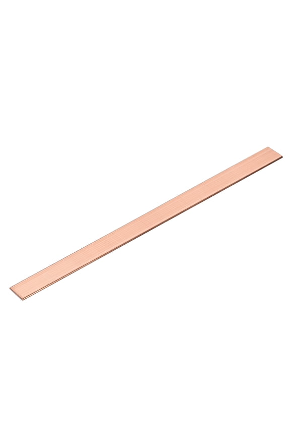 Copper Flat Bar, 0.1" x 1" x 13'' C110 Solid Copper Bus Bar Stock Plate