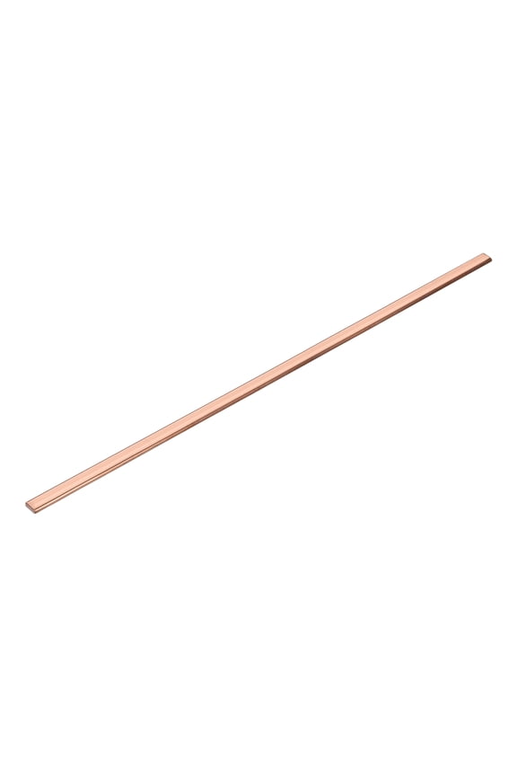 Copper Flat Bar, 3/16" x 3/8" x 13'' C110 Solid Copper Bus Bar Stock Plate