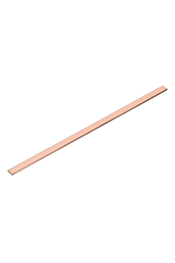 Copper Flat Bar, 5/32" x 0.6" x 13'' C110 Solid Copper Bus Bar Stock Plate