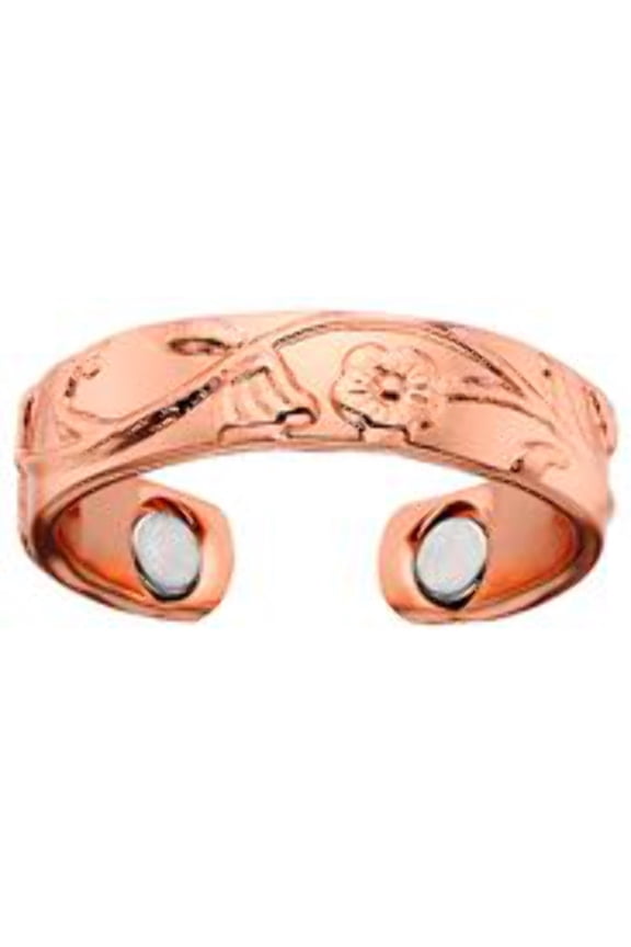Copper Floral Ring