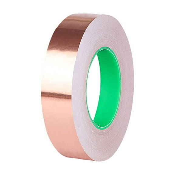 Copper Foil Tape under $5! Xqxayjr Double Sided Conductive Copper Foil Tape, Self-Adhesive Shielding Tape, EMI RF Shield Tape for Electronics, Electrical Repair Tape for DIY