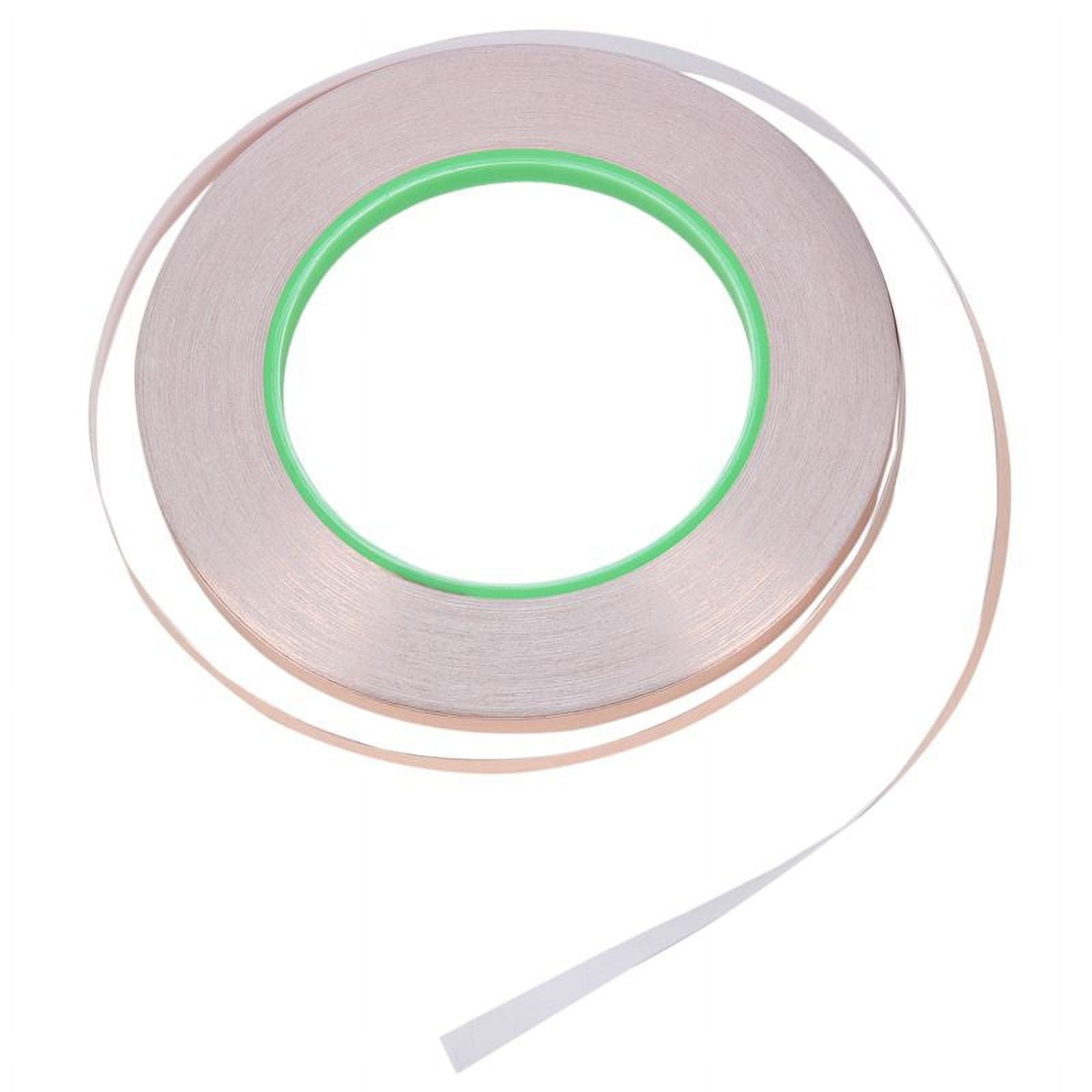Copper Foil Tape with Adhesive (6mm X 33meters) Crafts, Stained Glass, Soldering, Electrical