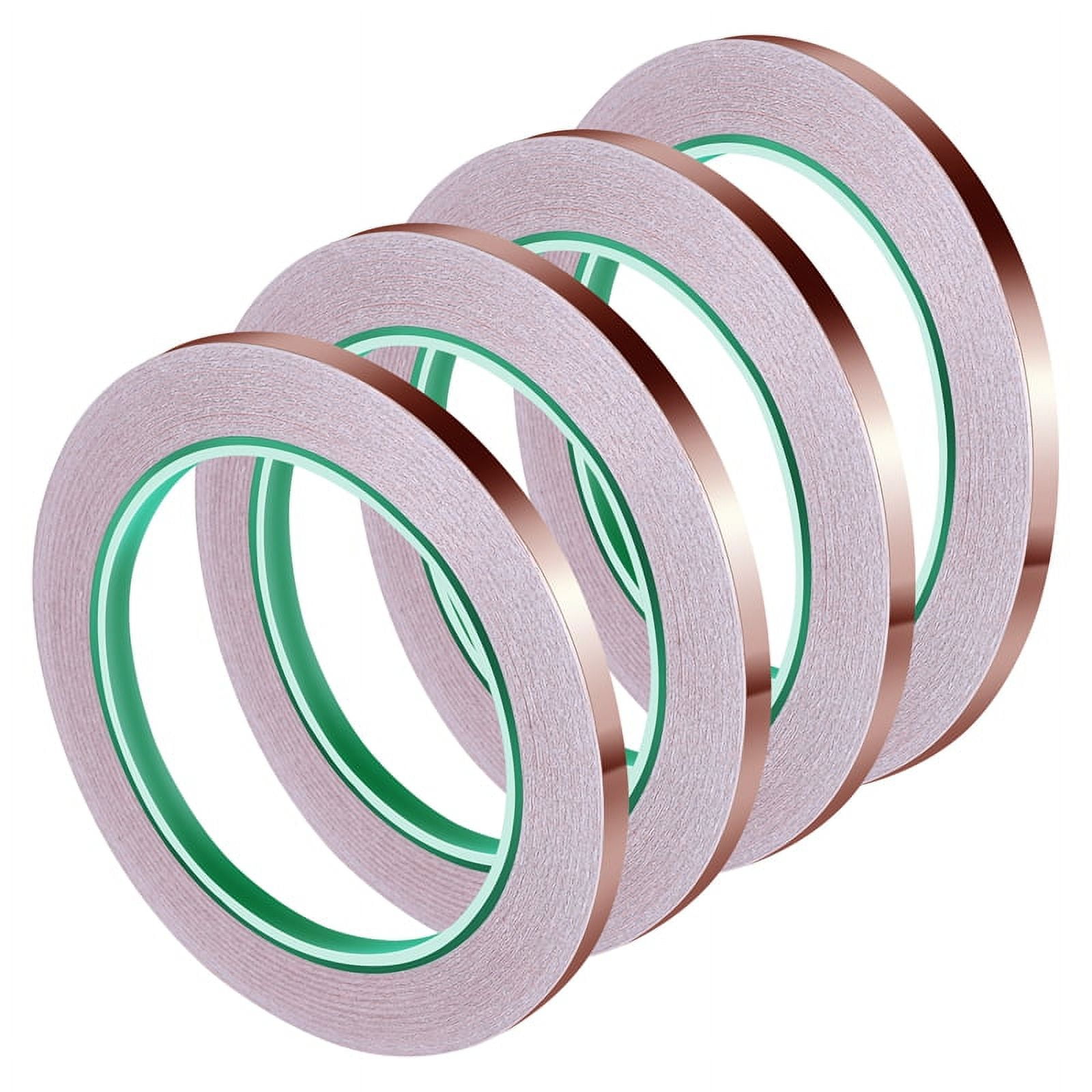 Copper Foil Tape with DoubleSided Conductive EMI Shielding,Stained