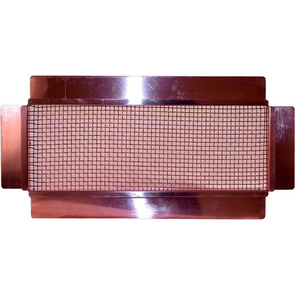 Copper Foundation Vent Vent Size: 14" W x 5" H, Mount Type: Stucco