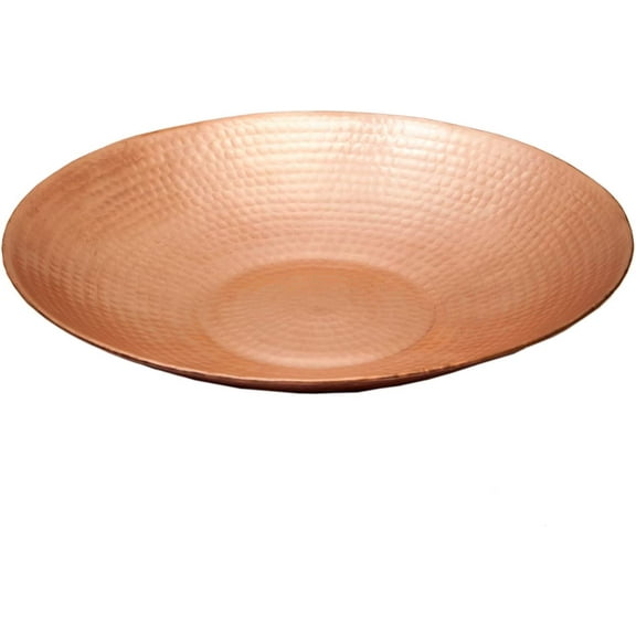 Copper Fruit Platter 10' D Serving Tray Centerpiece for Dcor
