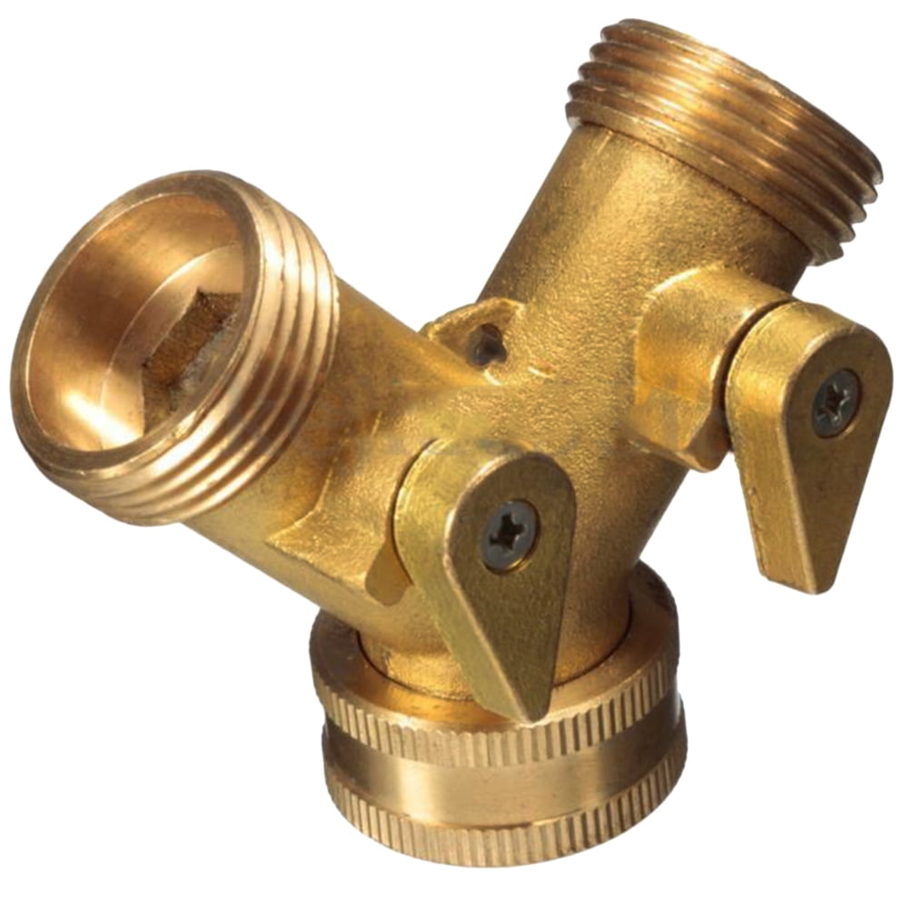 Copper Garden Hose Splitter Connector Hose Pipe Tool Tap Garden Hoses