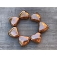 thumbnail image 1 of Copper Gemstone Hearts, Polished Copper Puffy Hearts, Copper Palm Stone, Copper Heart (1 Heart）, 1 of 8