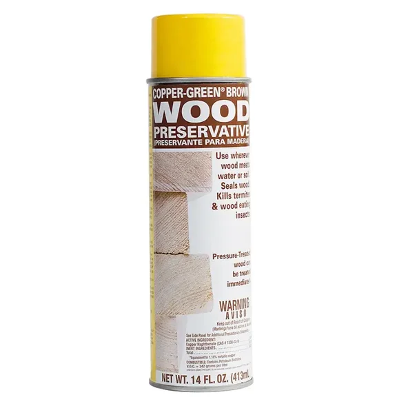 14 oz Green Products 33008 Copper-Green Brown Wood Preservative Aerosol