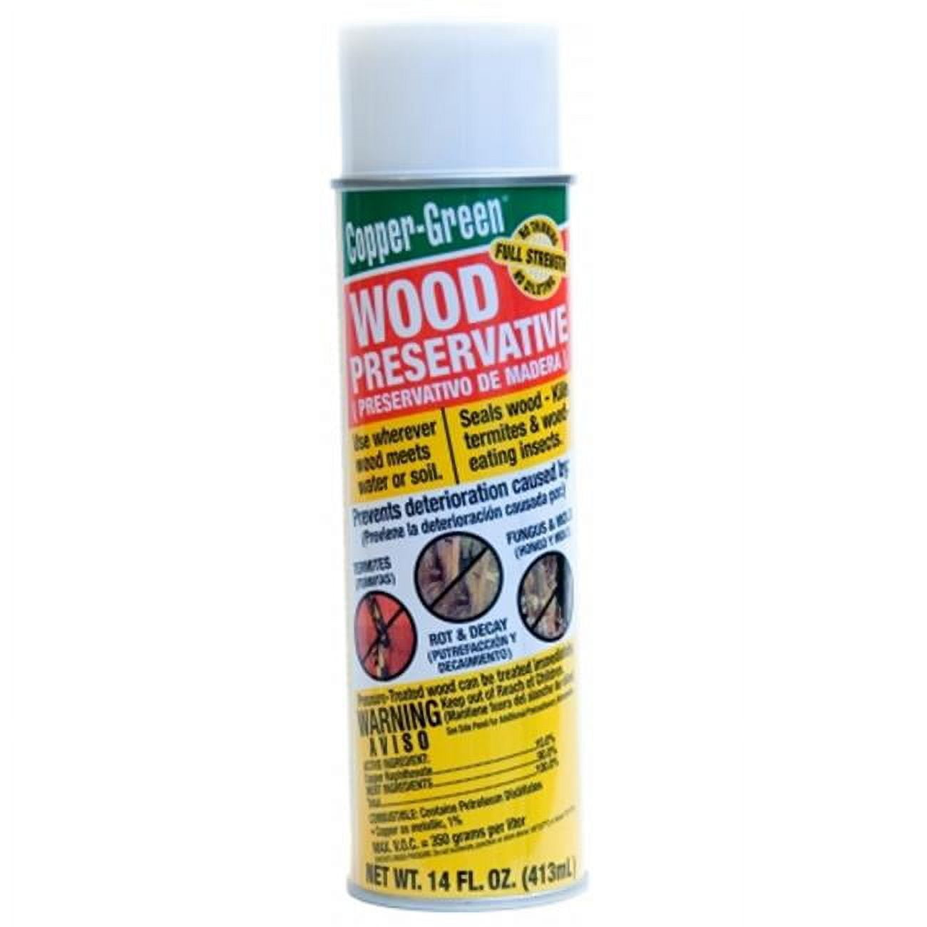 Copper Green Flat Green OilBased Wood Preservative 14 oz