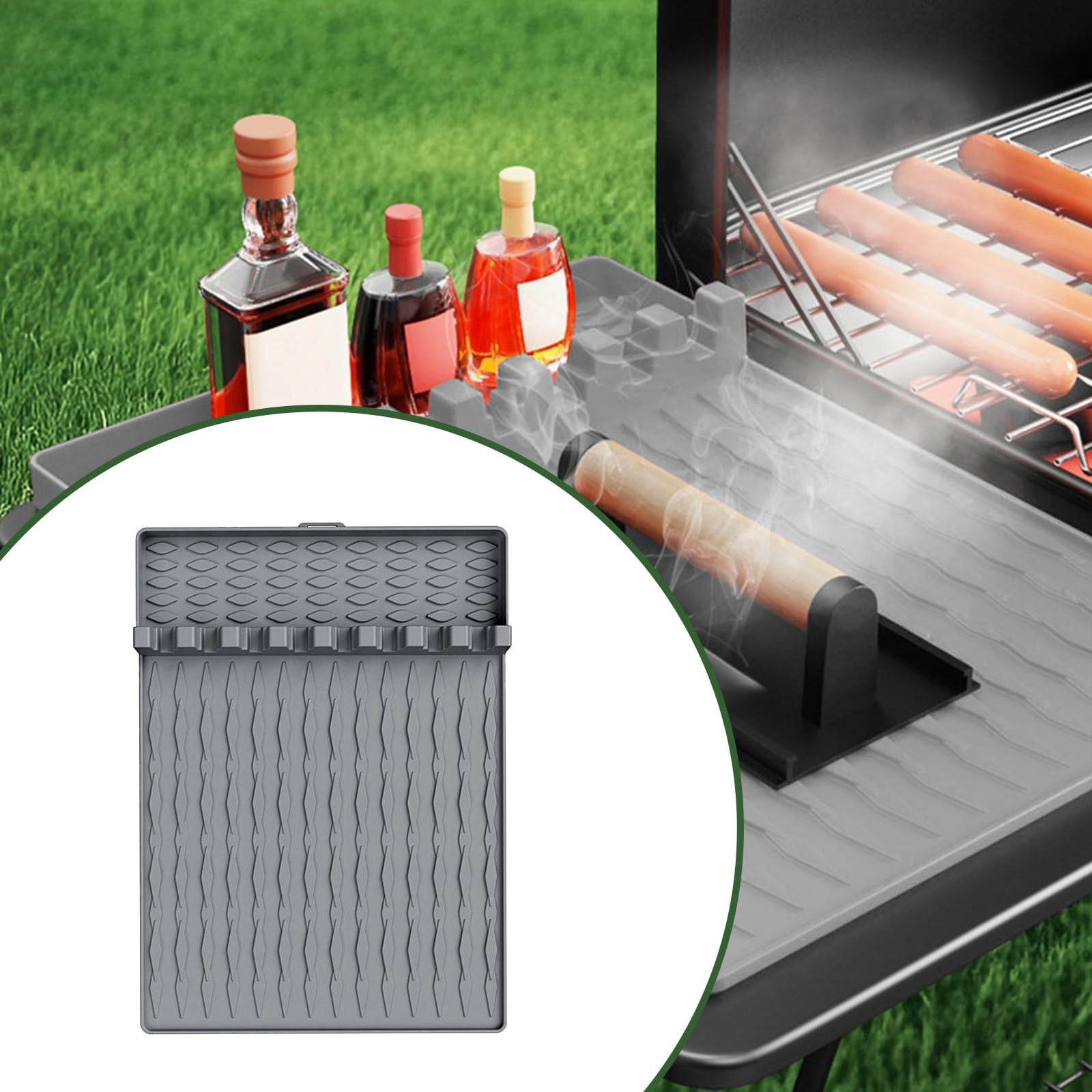 Copper Grill Plate Grill Mat Floor round Gorge Former Grill Outdoor ...