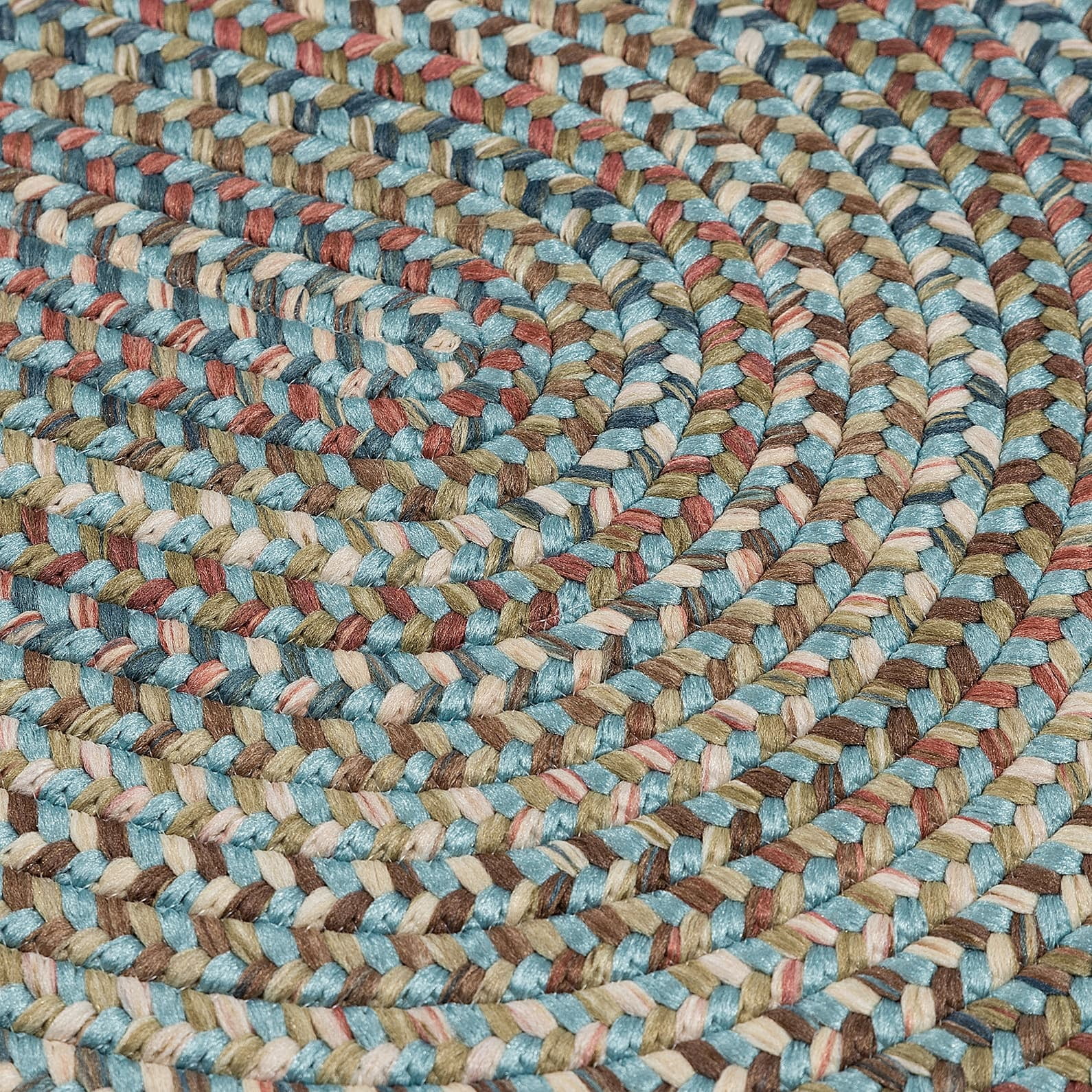 Copper Grove Coconino Transitional Braided Area Rug Light Blue 11' x 11 ...